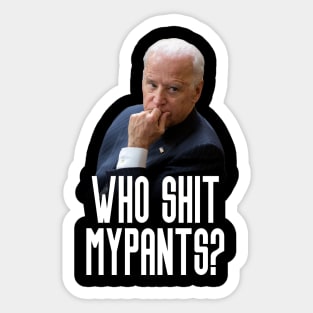 Anti Joe Biden For President Sticker